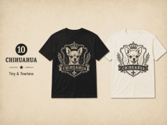 VINTAGE DOG TEE - CHIHUAHUA