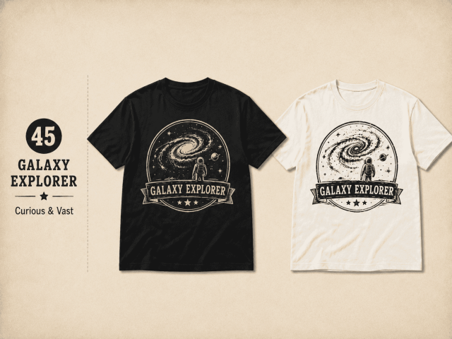 VINTAGE SPACE TEE - GALAXY EXPLORER