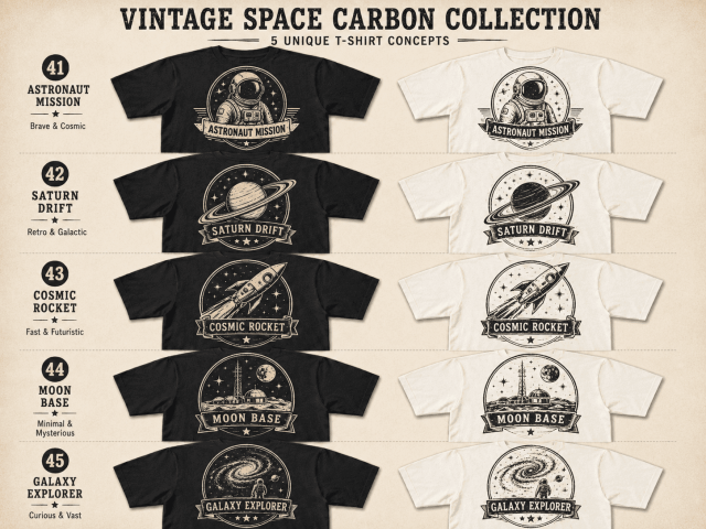VINTAGE SPACE TEE - SATURN DRIFT