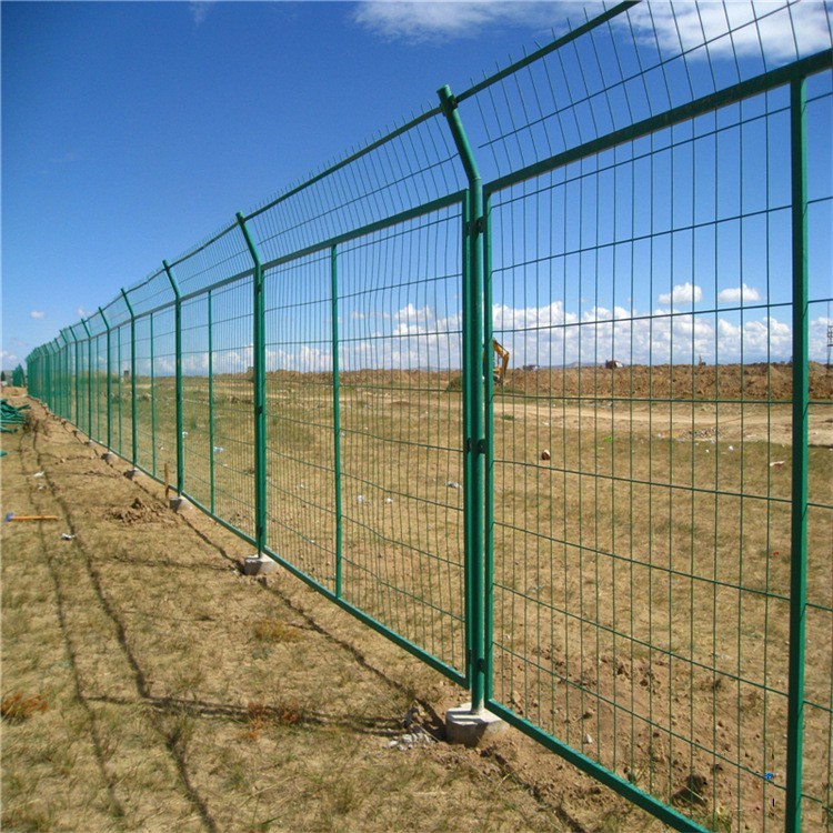 Steel plate mesh guardrails