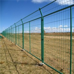 Steel plate mesh guardrails