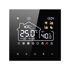 Indoor central air conditioning thermostat air conditioning floor heating integrated intelligent temperature control regulator APP voice control