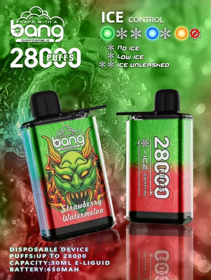 Bang 28000 28K Puffs Original Adjustable Ice level Disposable Vape Pen