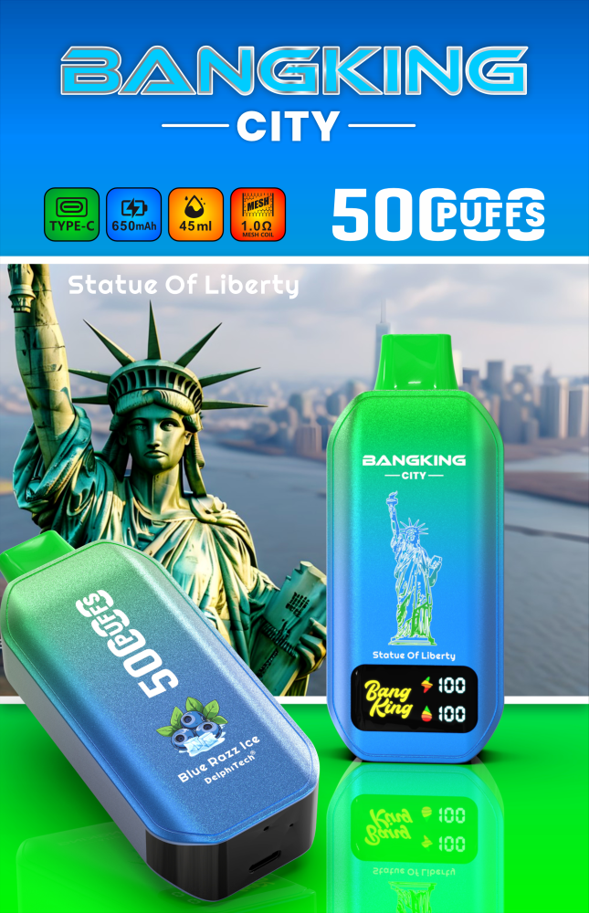 Bang King City 50000 Puffs Disposable Vape 50K