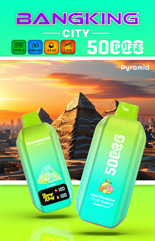Bang King City 50000 Puffs Disposable Vape 50K