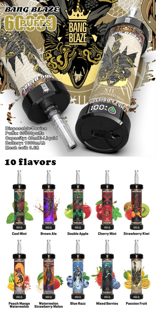 Bang Blaze 60K Disposable Vape – 60,000 Puffs
