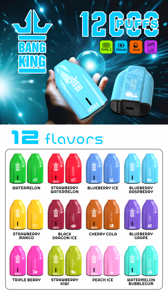 Bang King 12000 Puffs Disposable Vape