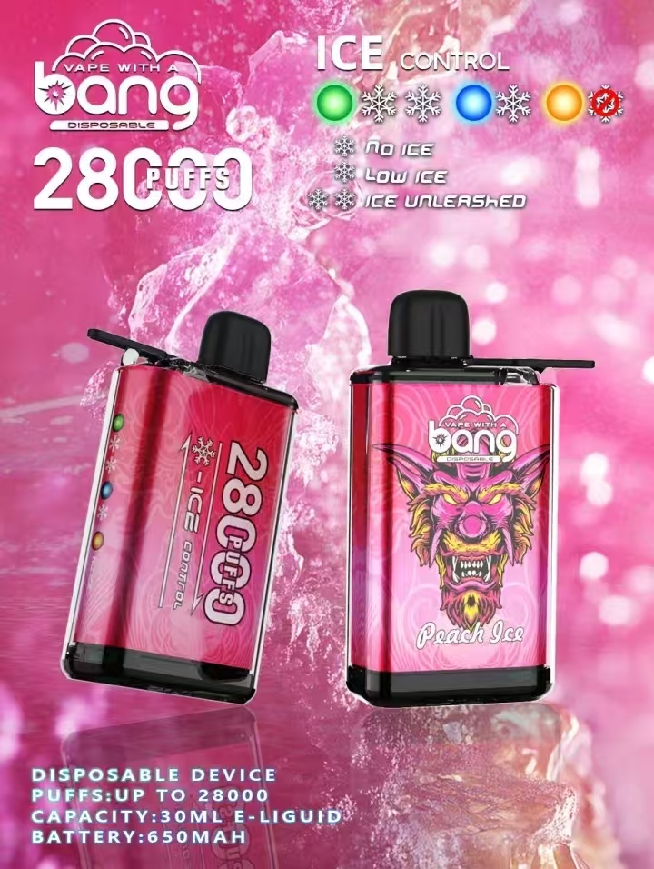 Bang 28000 28K Puffs Original Adjustable Ice level Disposable Vape Pen