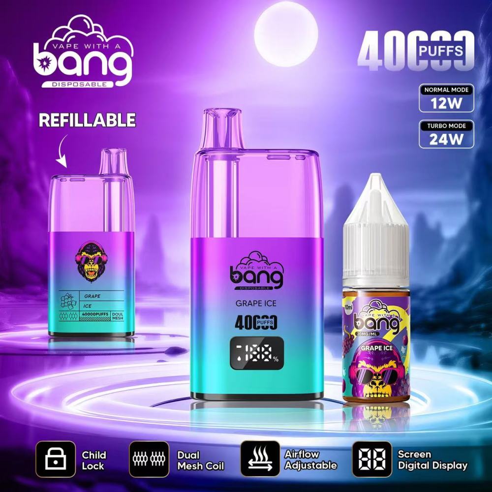 Bang 40000 Puffs Refillable Disposable Vape