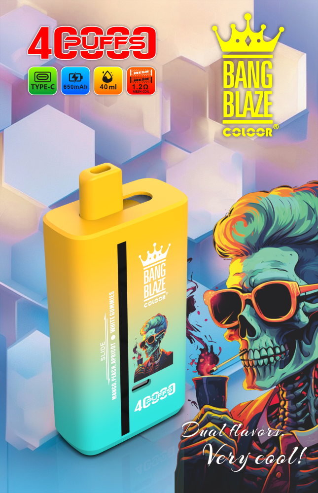 Bang Blaze 40K 40000 Puffs Disposable Vape E Cigarette Double Flavor