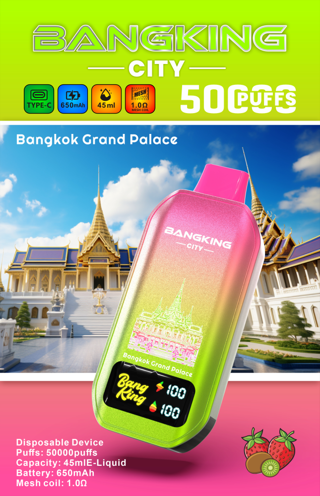 Bang King City 50000 Puffs Disposable Vape 50K