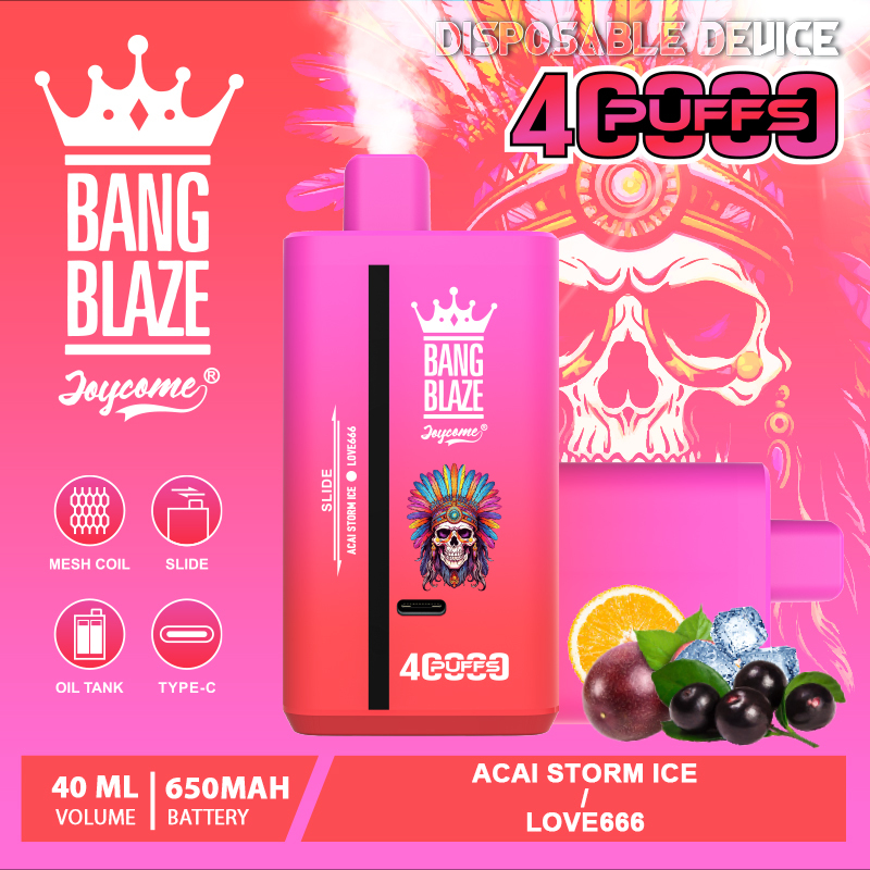Bang Blaze 40K 40000 Puffs Disposable Vape E Cigarette Double Flavor