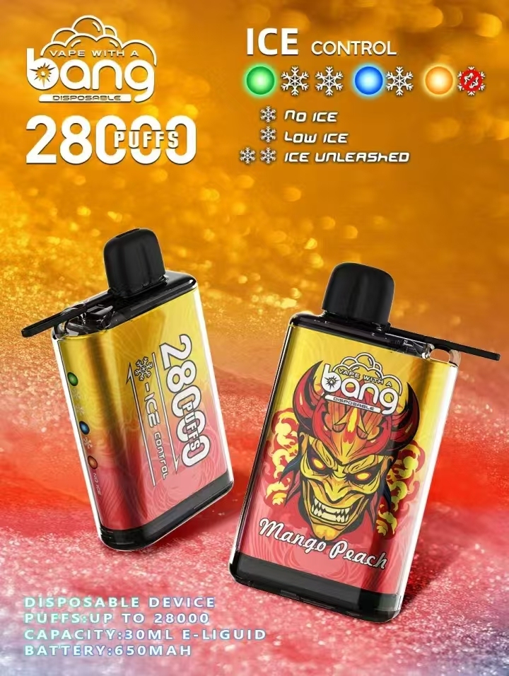 Bang 28000 28K Puffs Original Adjustable Ice level Disposable Vape Pen