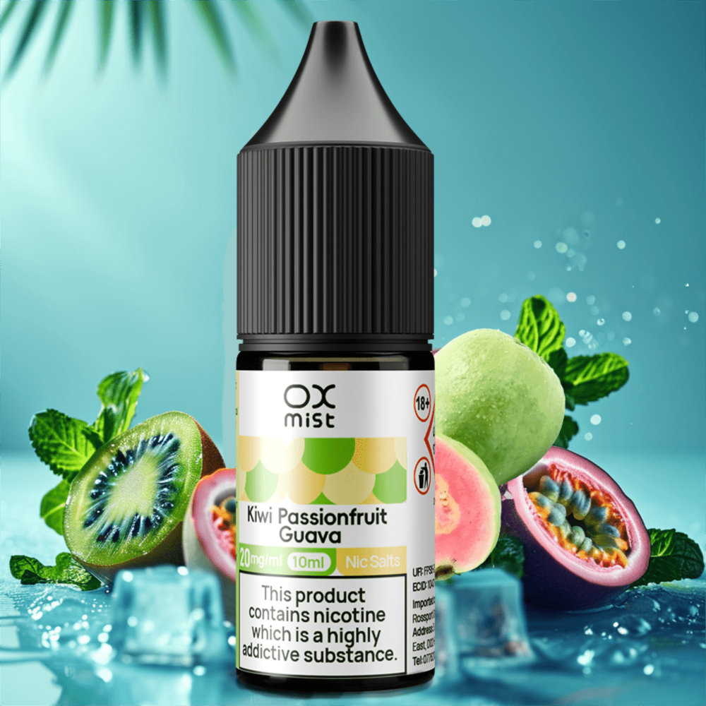 BLUE RAZZ ICE 10ML NIC SALT OX MIST | UK Vape Store