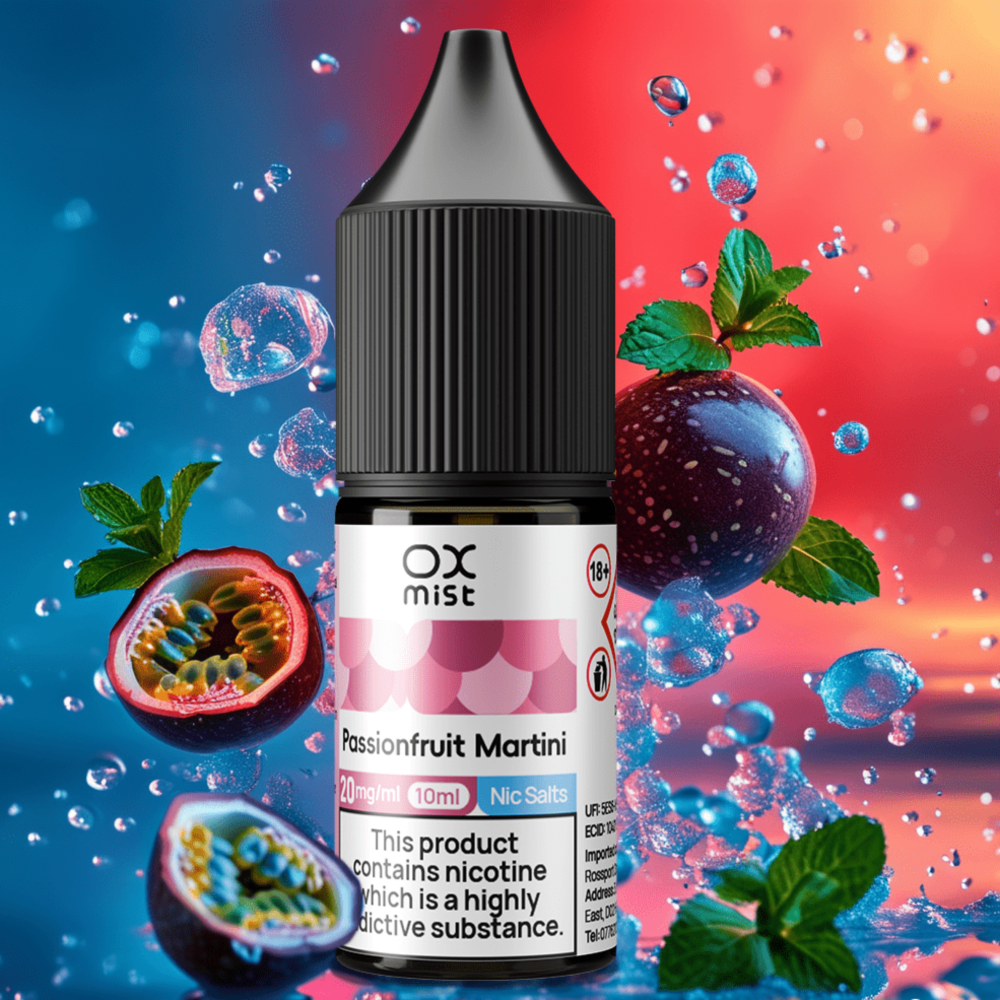 BLUE RAZZ ICE 10ML NIC SALT OX MIST | UK Vape Store