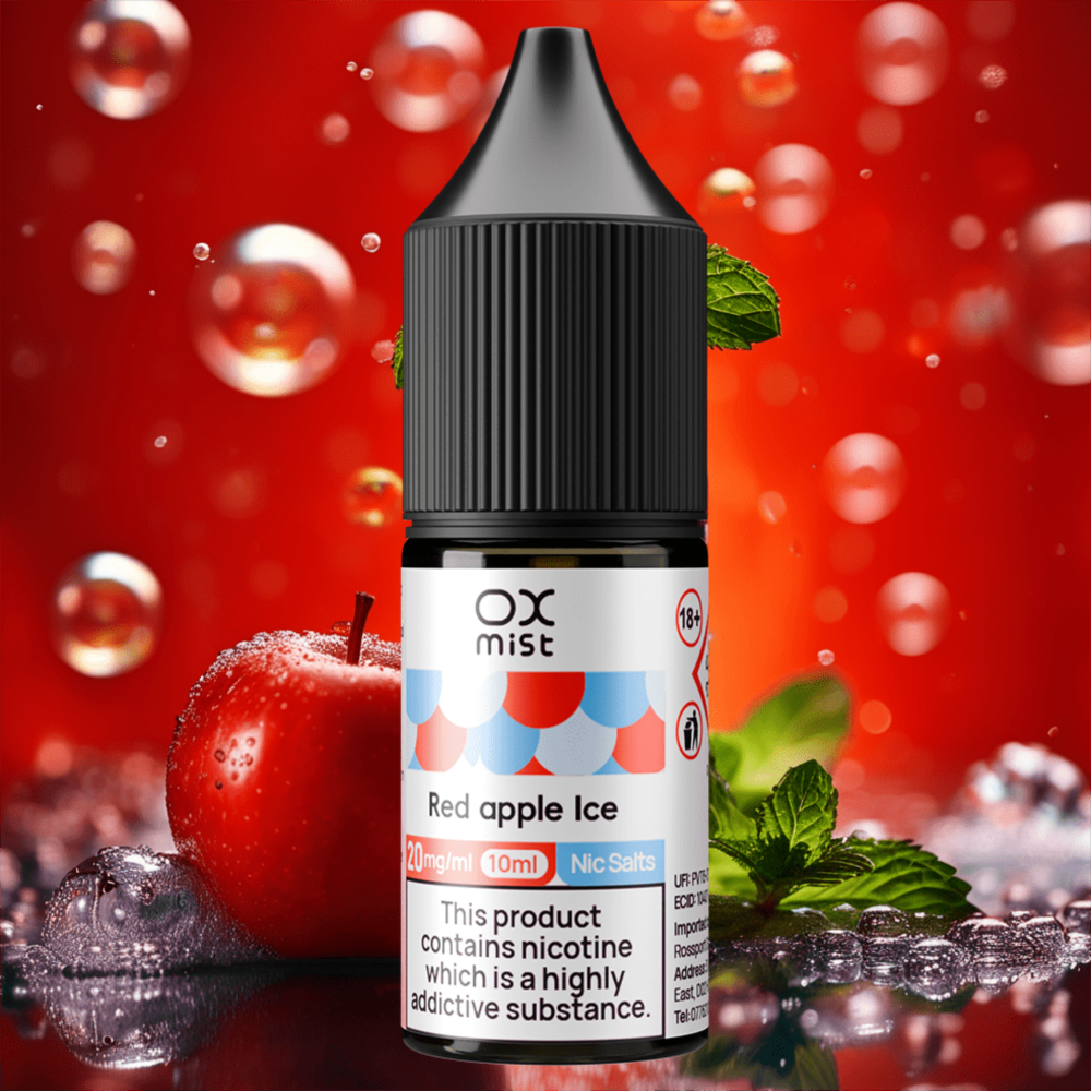 BLUE RAZZ ICE 10ML NIC SALT OX MIST | UK Vape Store