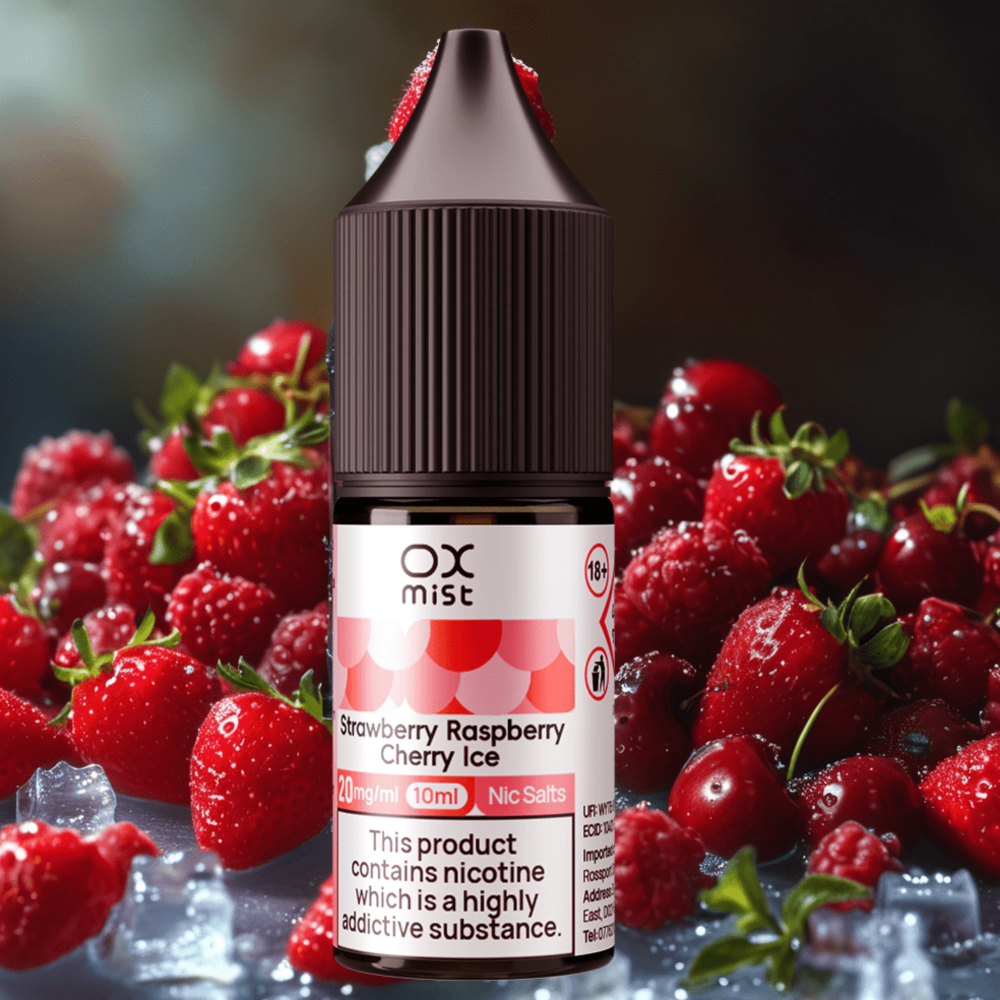 BLUE RAZZ ICE 10ML NIC SALT OX MIST | UK Vape Store