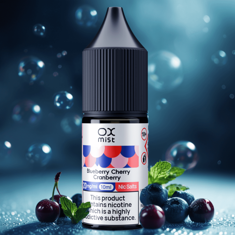 BLUE RAZZ ICE 10ML NIC SALT OX MIST | UK Vape Store