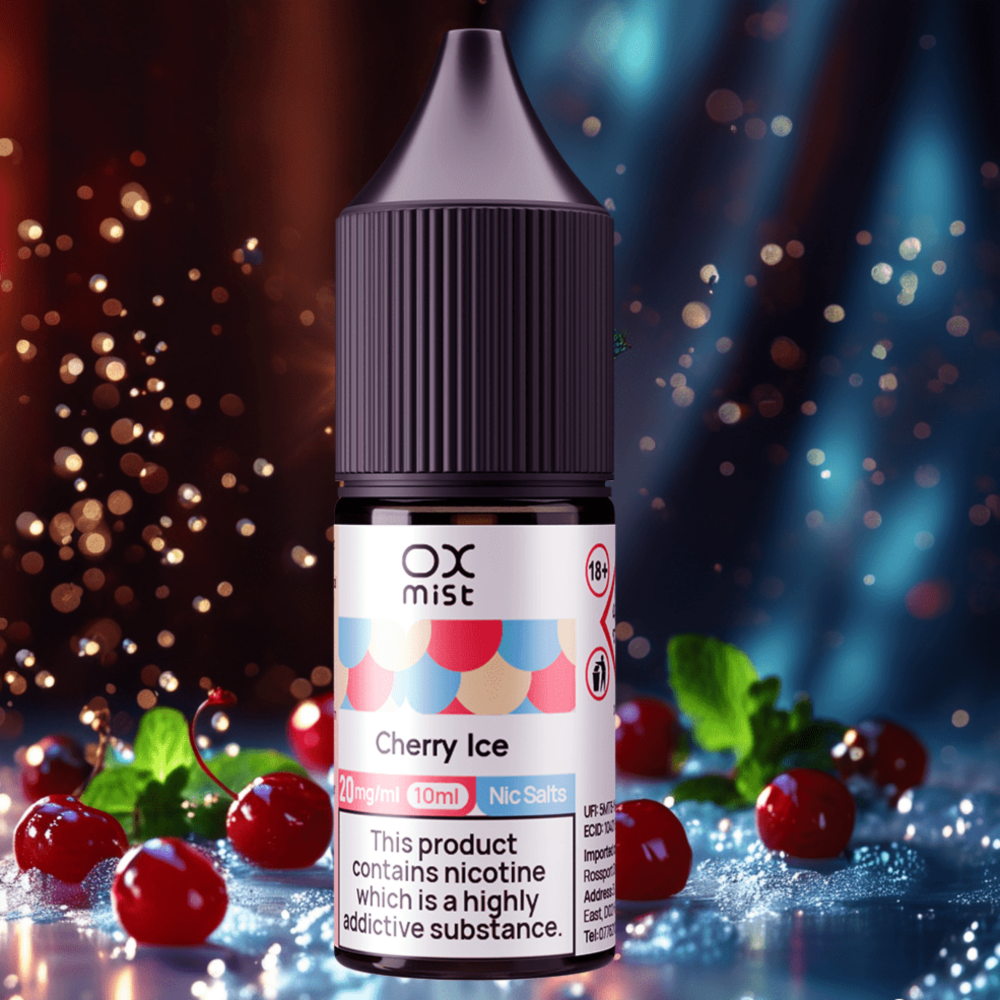 BLUE RAZZ ICE 10ML NIC SALT OX MIST | UK Vape Store