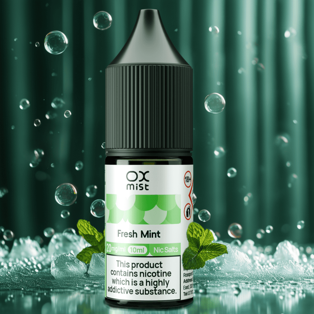 BLUE RAZZ ICE 10ML NIC SALT OX MIST | UK Vape Store