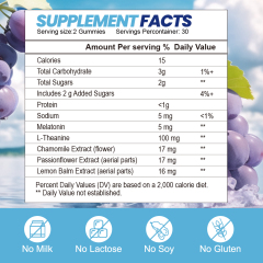 Melatonin gummies - Supplement Gummy Manufacturer