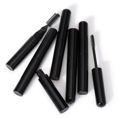 Matte Black Premium Brow Gel Containers - Durable Travel-Friendly Design + B2B OEM Logo Engraving Service