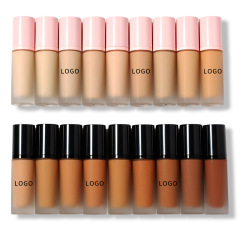 Pink-Cap Full-Gradient Shade Foundation Lineup - B2B Private Label Logo Bulk Printing + ISO Certified Multi-SKU Supply