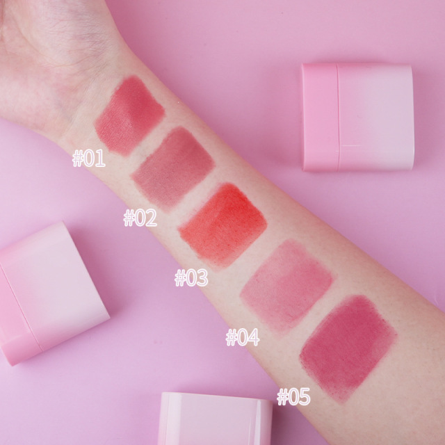 Private Label Longlasting Creamy High Pigment Blusher Vegan Blush Stick,blush stick 
