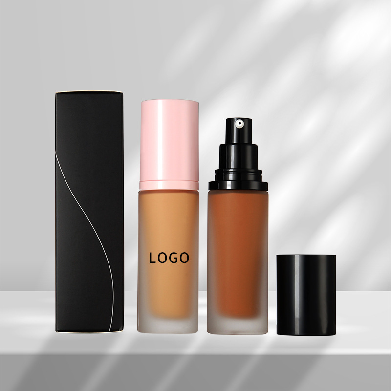 Foundation + Custom Outer Box Bundle Display - B2B Combo Packaging (Product + Box) Customization + FDA Compliant Portable Design OEM Support