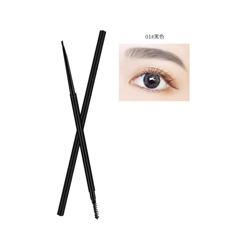 Crossed Dual-Ended Eyebrow Pencil Display - B2B OEM Custom Display Material Support + Fine Tip Precision Shaping ISO Compliant