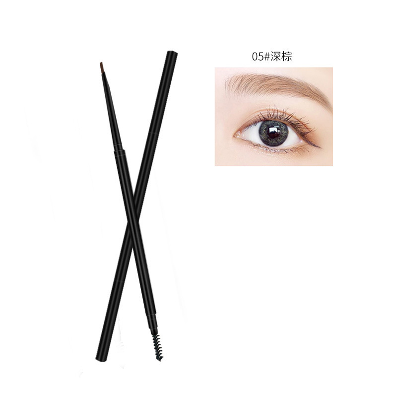 005 Dark Grey Dual-Ended Brow Pencil - B2B Small-Batch Shade Mixed Procurement + Cool-Tone Makeup Audience Fit FDA Certified