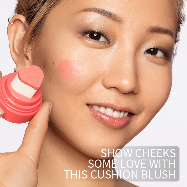 Long-Lasting Air Cushion Blush High Pigment Vegan Cheek Cream Blush,Long-Lasting Air Cushion Blush High Pigment Vegan Cheek Cream Blush 