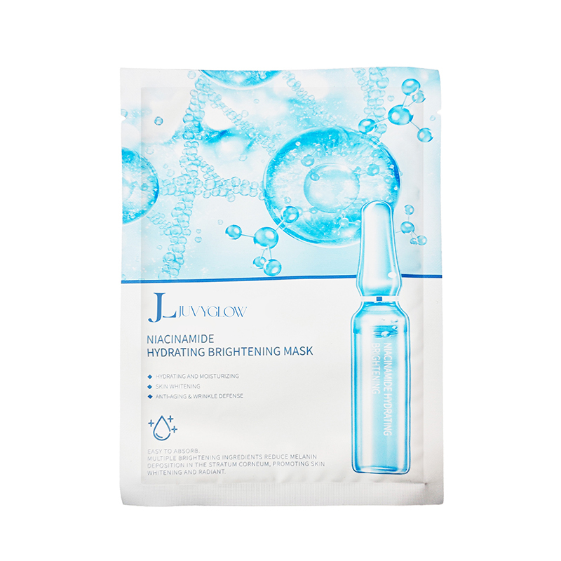 Niacinamide Hydrating Brightening Mask,Rose Moisturizing Whitening Face Mask 