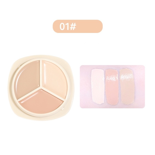 Tri-Color Concealer Palette OEM Custom,Tri-Color Concealer Palette OEM Custom 