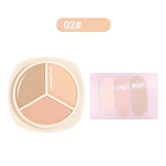 Tri-Color Concealer Palette OEM Custom,Tri-Color Concealer Palette OEM Custom 