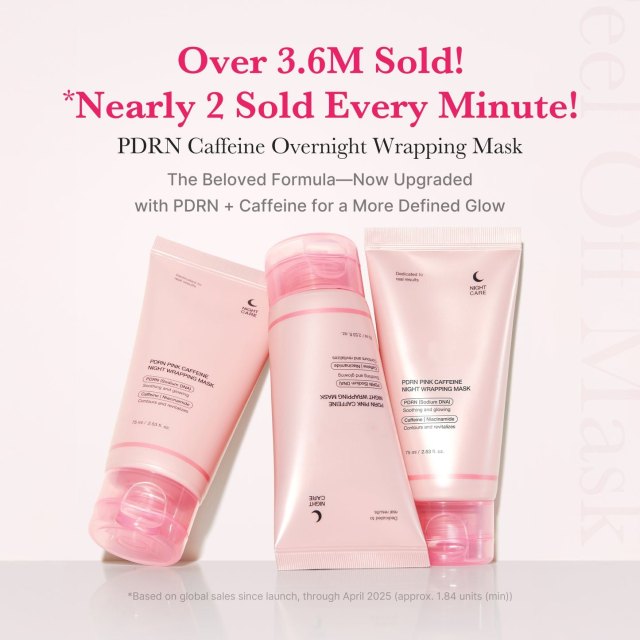 PDRN Pink Caffeine Overnight Wrapping Mask,PDRN Pink Caffeine Overnight Wrapping Mask 