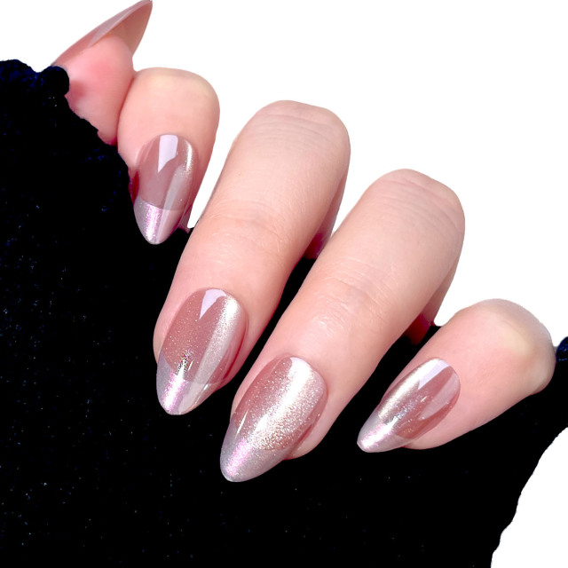 French Tip Press on Nails Almond Fake Nails,French Tip Press on Nails Almond Fake Nails 