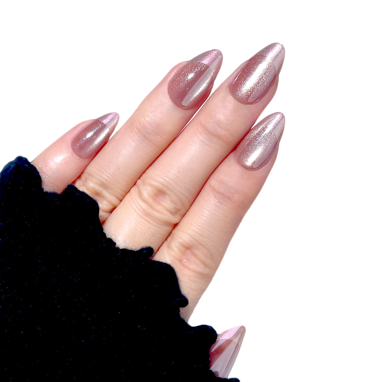 French Tip Press on Nails Almond Fake Nails,French Tip Press on Nails Almond Fake Nails 
