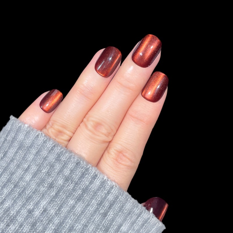 Press on Nails Red Wine Color Short Press on Nails,Press on Nails Red Wine Color Short Press on Nails 
