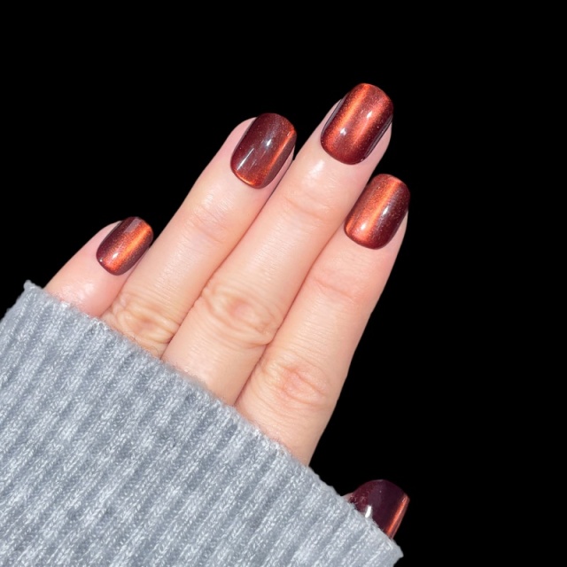 Press on Nails Red Wine Color Short Press on Nails,Press on Nails Red Wine Color Short Press on Nails 