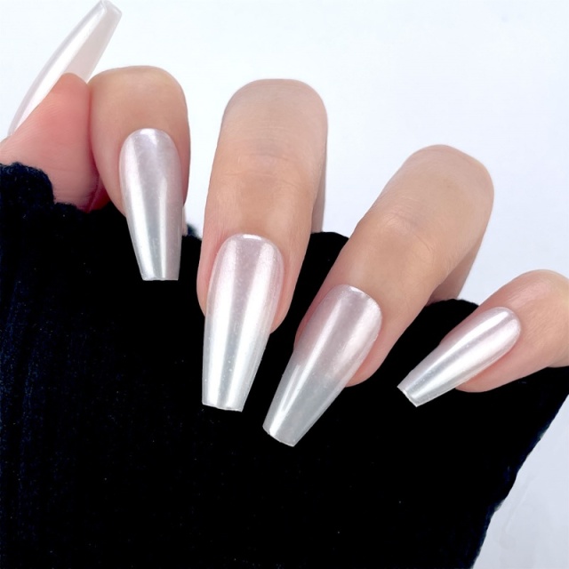 Pearl Shine Stiletto Press-On Nails,Pearl Shine Stiletto Press-On Nails 