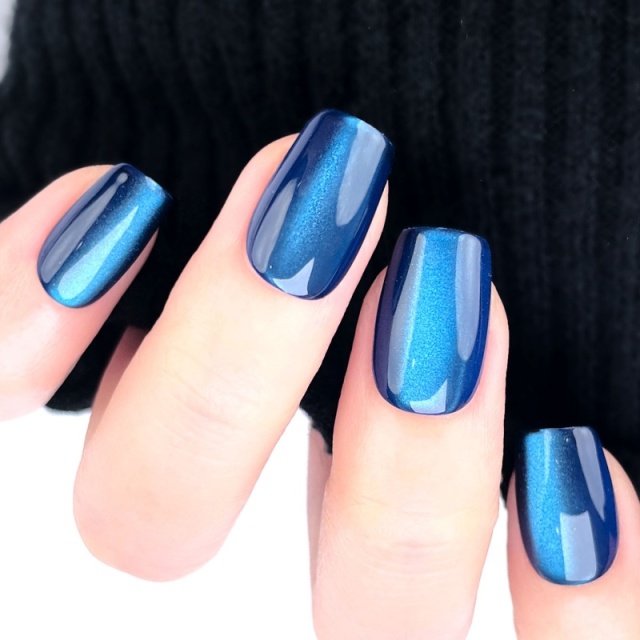 High Quality Acrylic Dark Blue Eye Press-On Nails,High Quality Acrylic Dark Blue Eye Press-On Nails 