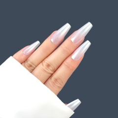 Pearl Shine Stiletto Press-On Nails,Pearl Shine Stiletto Press-On Nails 