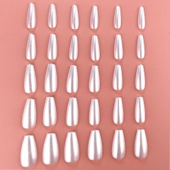 Pearl Shine Stiletto Press-On Nails,Pearl Shine Stiletto Press-On Nails 