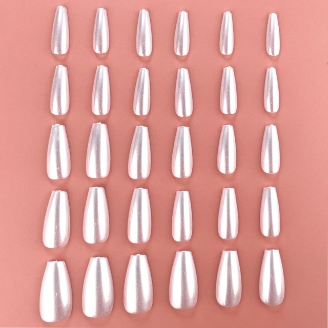 Pearl Shine Stiletto Press-On Nails,Pearl Shine Stiletto Press-On Nails 