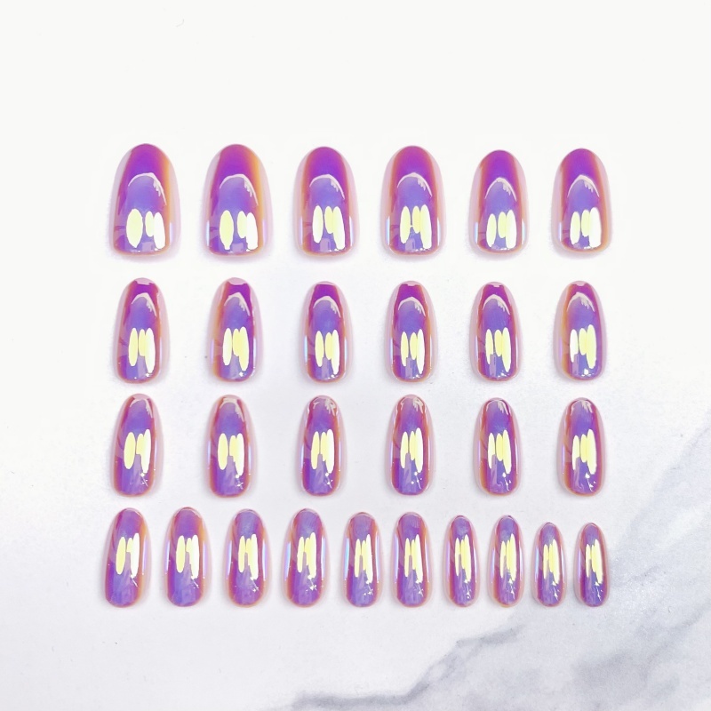 Long almond-shaped pink metallic glossy nails,Long almond-shaped pink metallic glossy nails 