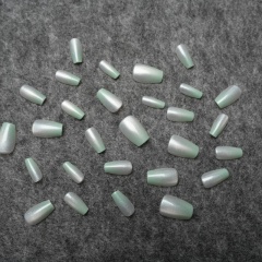 Mint Green Ombre Shimmer Press-On Nails,Mint Green Ombre Shimmer Press-On Nails 