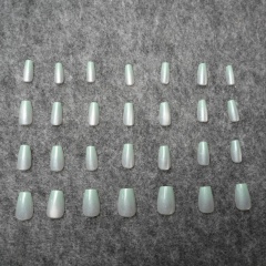 Mint Green Ombre Shimmer Press-On Nails,Mint Green Ombre Shimmer Press-On Nails 