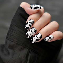 Cow Print Press-On Nails,Cow Print Press-On Nails 