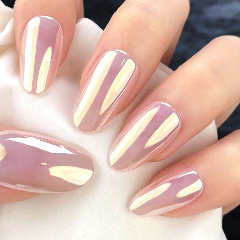 Sparkling Pink Gel Nails,Sparkling Pink Gel Nails 